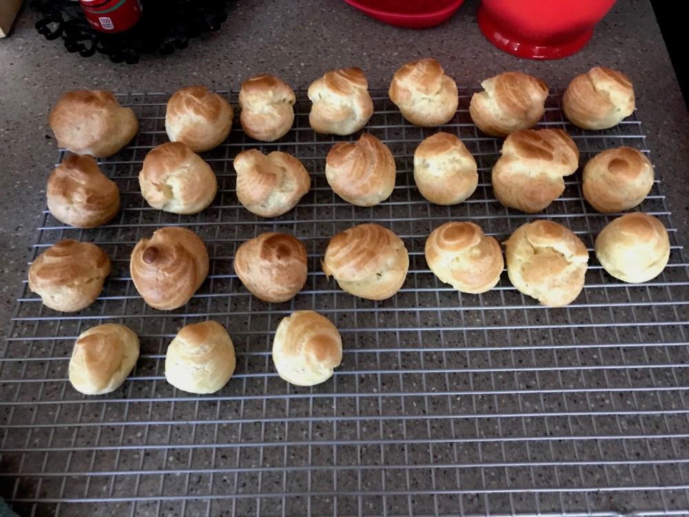 baked cream puffs!