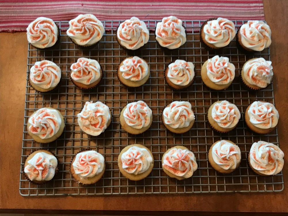 finished cupcakes!