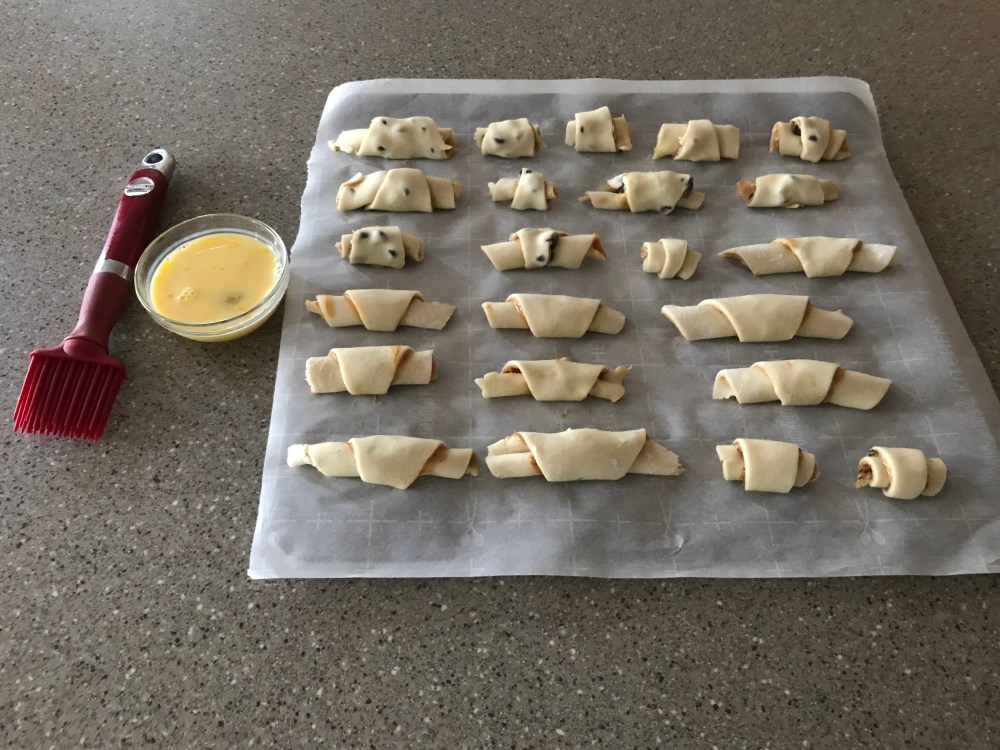 egg wash &amp; bake!