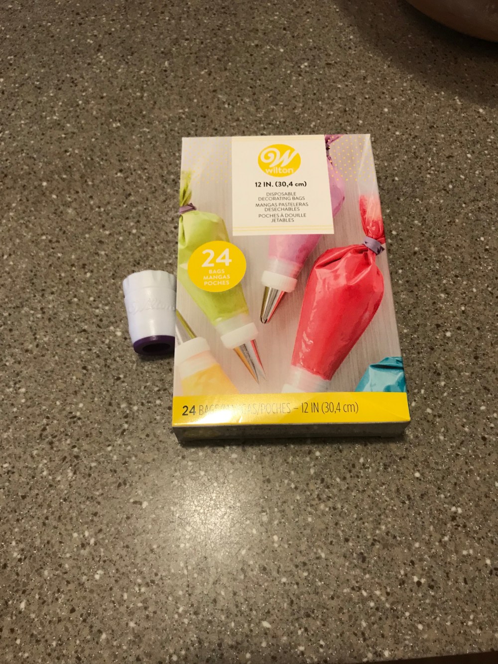 piping bag and batter tip!